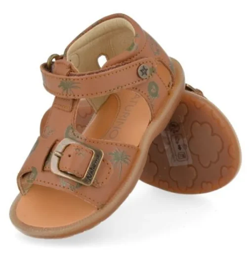 sandalen cognac