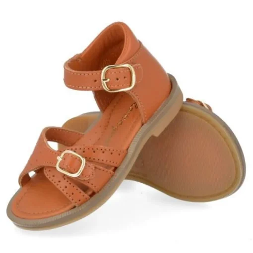 sandalen cognac
