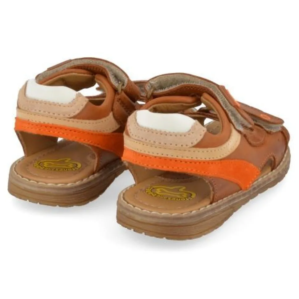 sandalen cognac