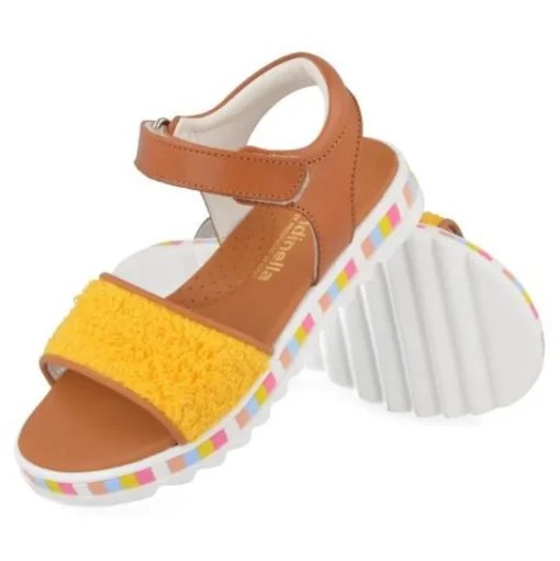 sandalen cognac