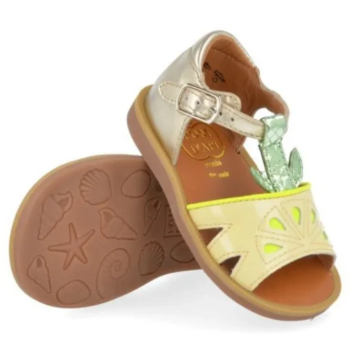 sandalen geel
