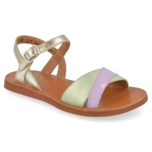 sandalen lila