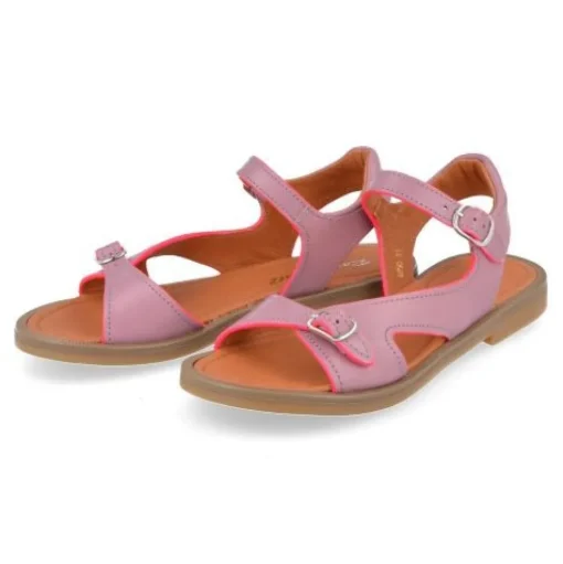 sandalen lila