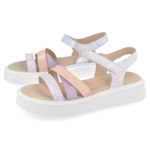 sandalen lila