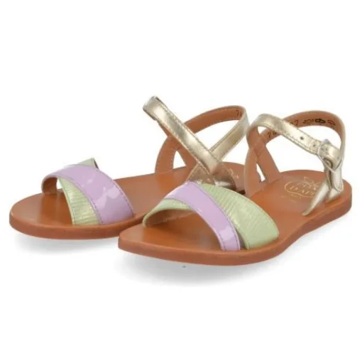 sandalen lila