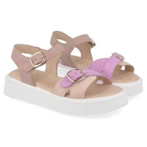 sandalen lila