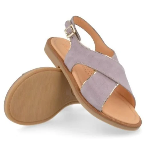sandalen lila