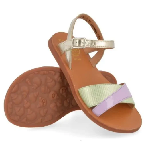sandalen lila