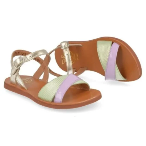 sandalen lila