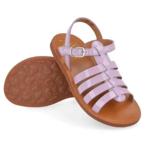 sandalen lila