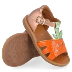 sandalen oranje