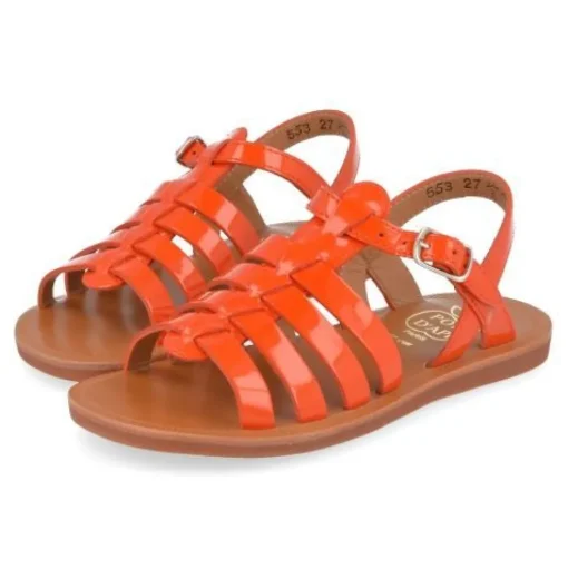sandalen oranje