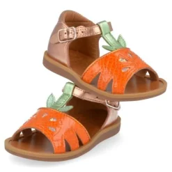 sandalen oranje
