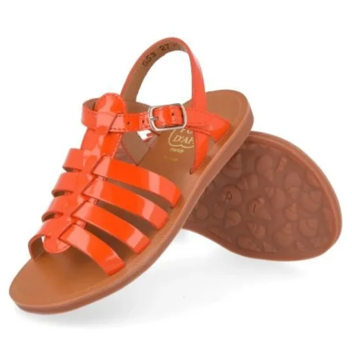 sandalen oranje