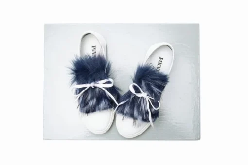 schoenaccessoires blauw