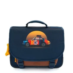 schooltas blauw